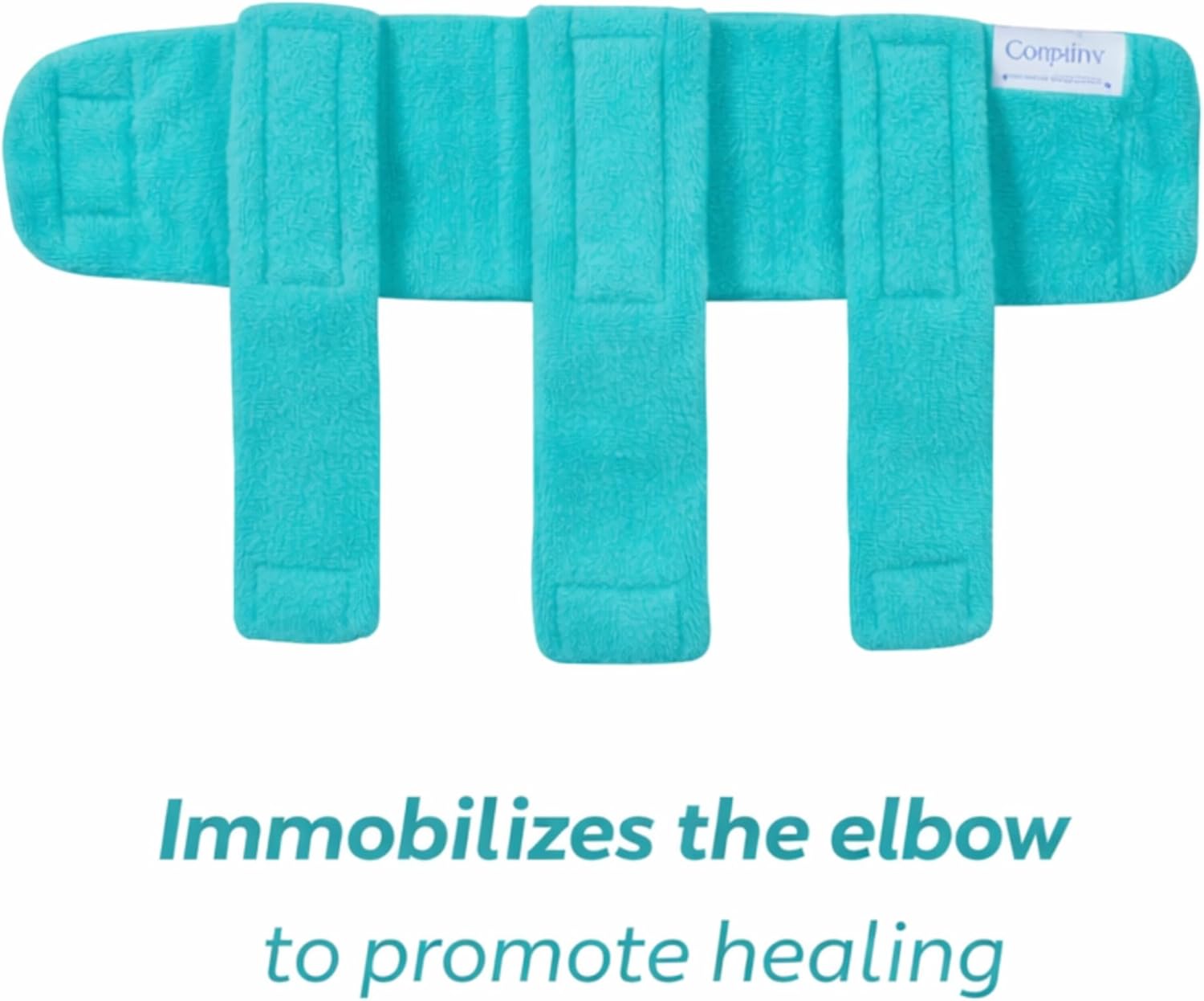 Comfy Elbow Orthosis Size: Pediatric Large, Color: Green, Bicep Circ: 8