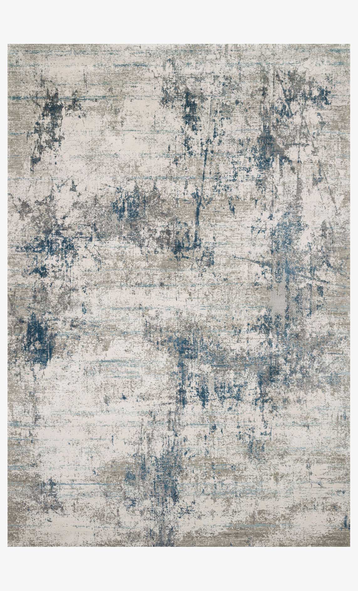 Loloi Sienne Collection - Contemporary Power Loomed Rug in Ivory & Ocean (SIE-02)