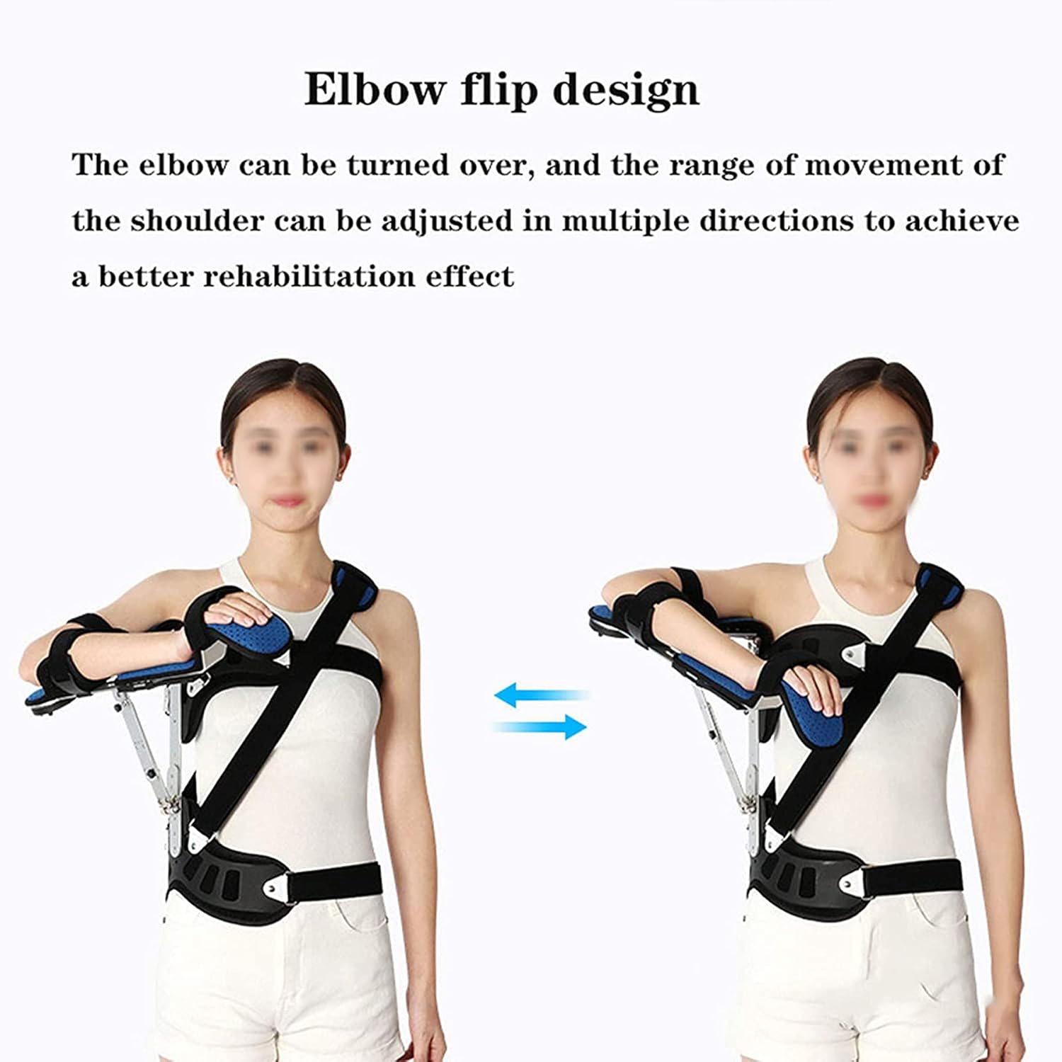 Shoulder Abduction Sling for Shoulder Injury Torn Rotator Cuff Sublexion for Rotator Cuff Surgery Broken Arm for Shoulder Injury Surgery Dislocated Adjustable Rotator Cuff Support,Right