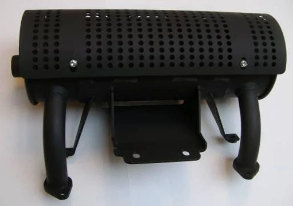 Honda Horizontal Left Mount Muffler GX630, GX660, GX690 VHLM6 #V2MFLRHIL