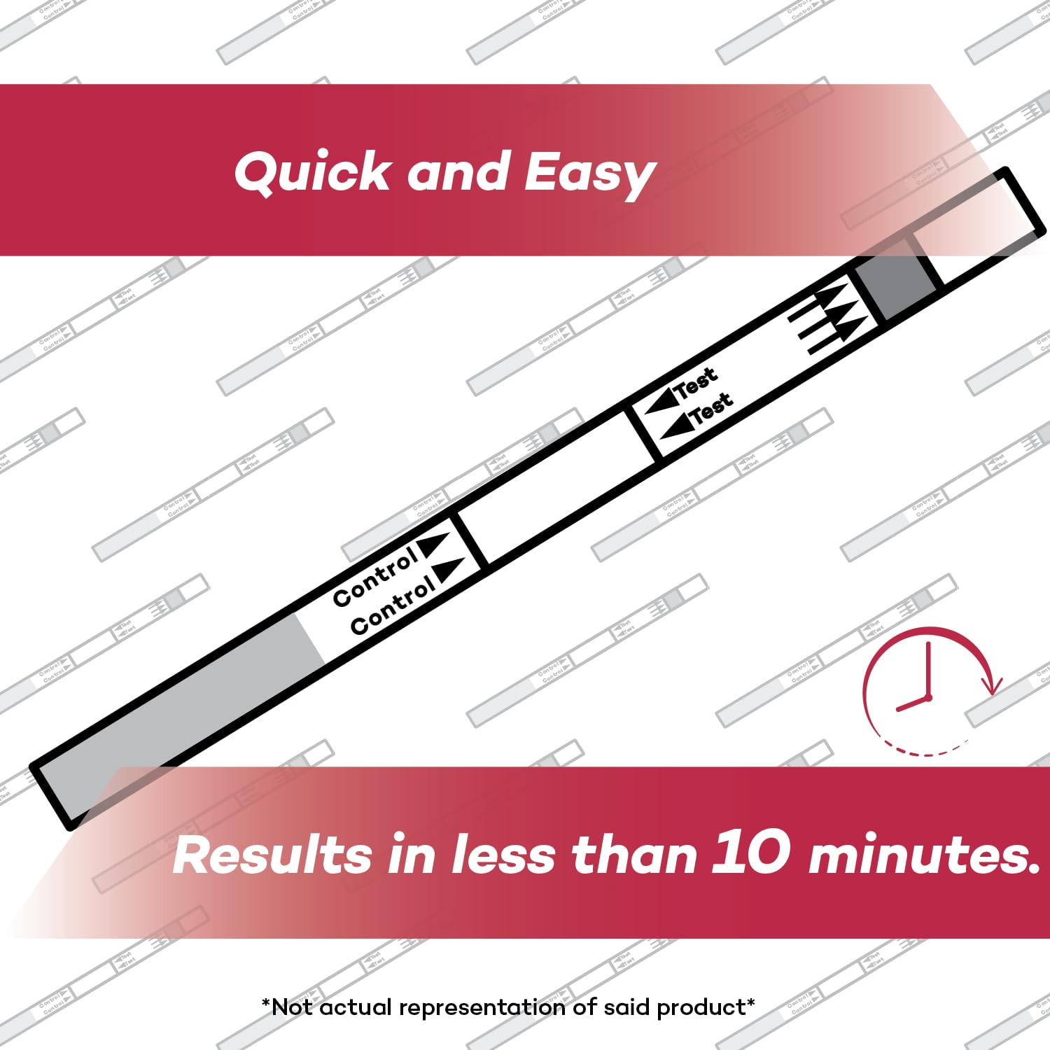 Dealmed Rapid Strep A Test Kit - CLIA-Waived, Made in USA, 25 Tests/Box, Case of 42