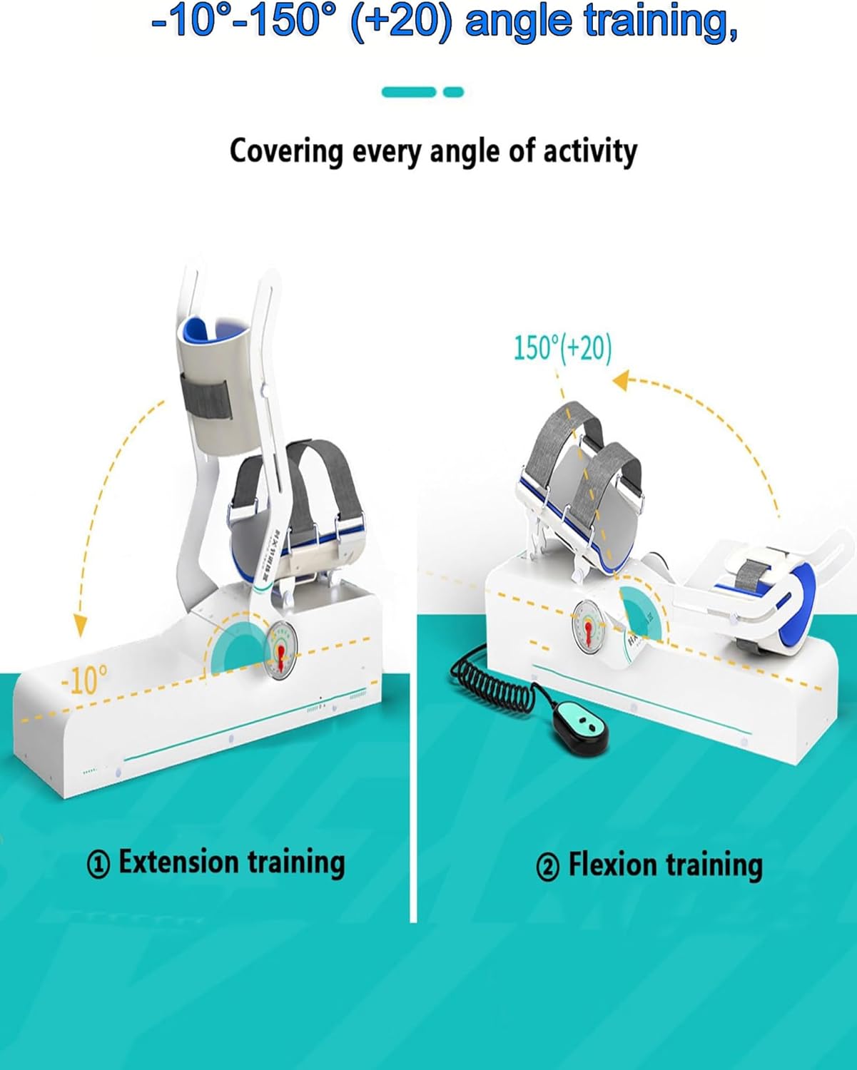 Electric Elbow Joint Rehabilitation Device, Joint Elbow Brace Arm Trainer, Arm Flexion and Extension Trainer Elbow Guard, for Stroke Hemiplegia Patients