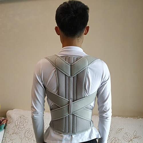 Alloy Bar Posture Corrector Trainer Waist Shoulder Back Brace Clavicle Support Slouching Hunching Adjustable(S code)