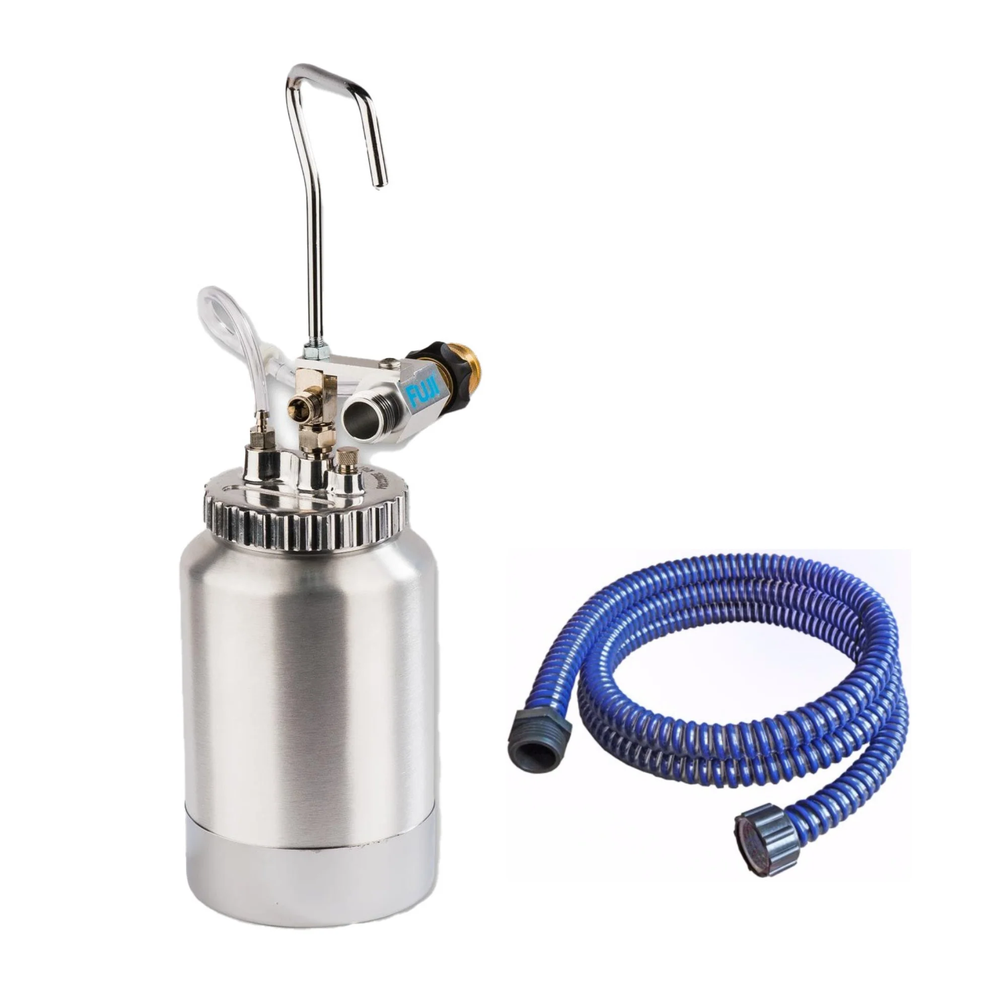 Fuji Spray 2-Quart Pressure Pot Assembly Kit with 6-Feet Flexible Whip Hose