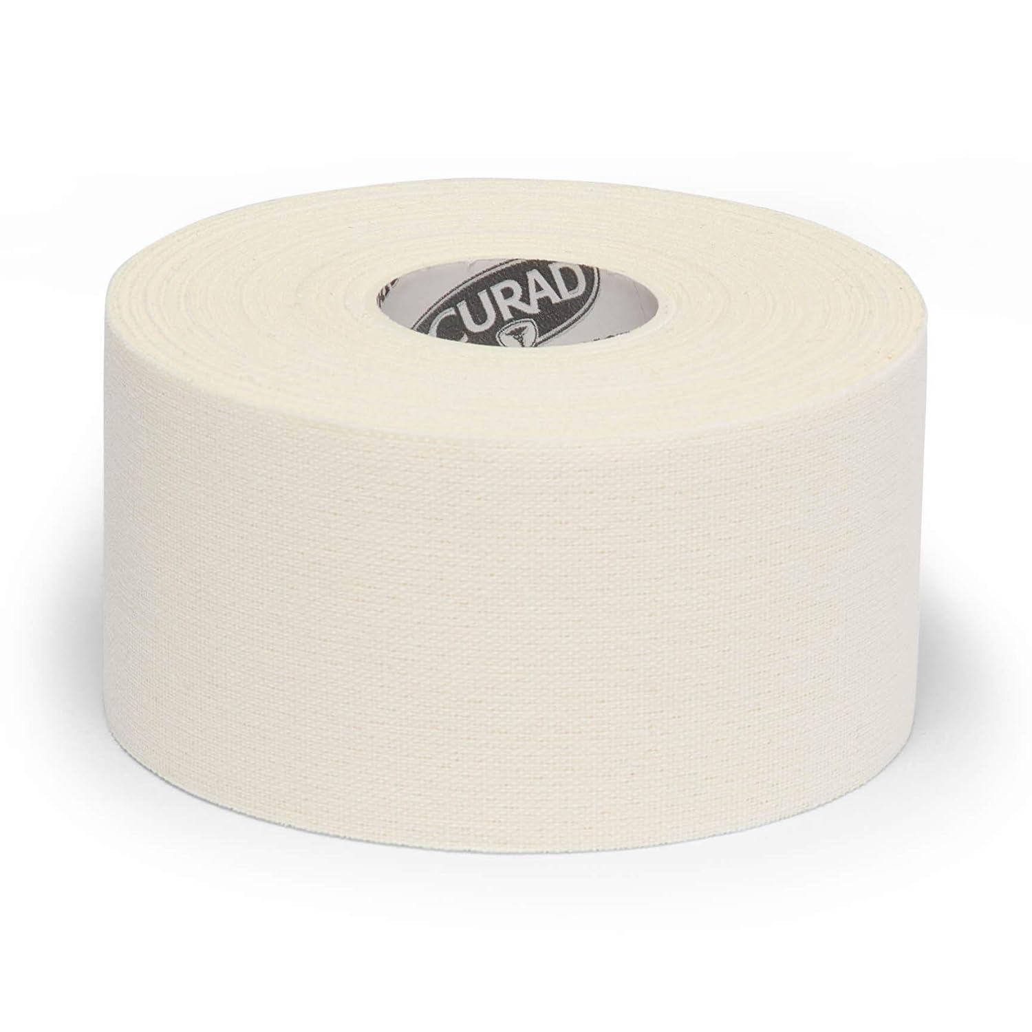 Curad Premium Athletic Tape, Strong, Easy to Tear from Roll, for Athletes and Trainers, White, 0.5in x 15 YD, 96 Rolls