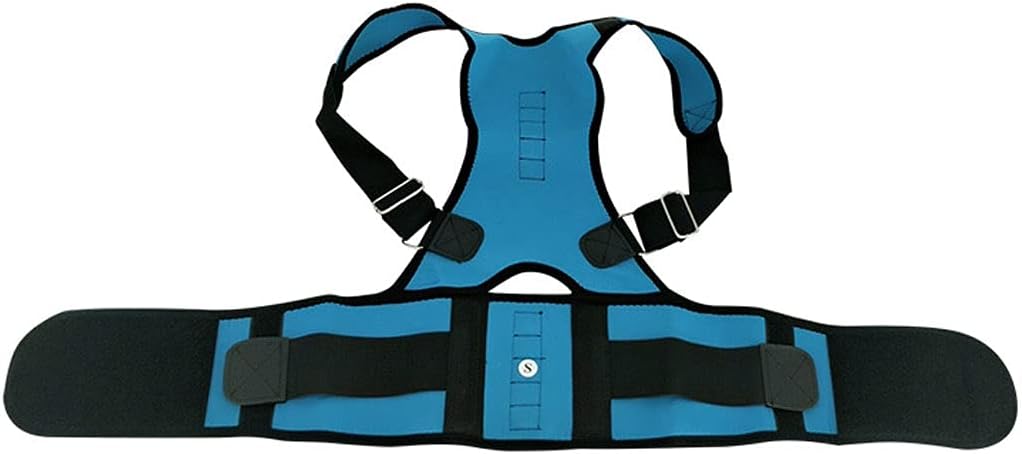 Posture Corrector Clavicle Shoulder Back Support Brace Corset Fully Waist Trainer Belt Adjustable Compression Waist Trainer Wrap for Men Women,Green-XXX