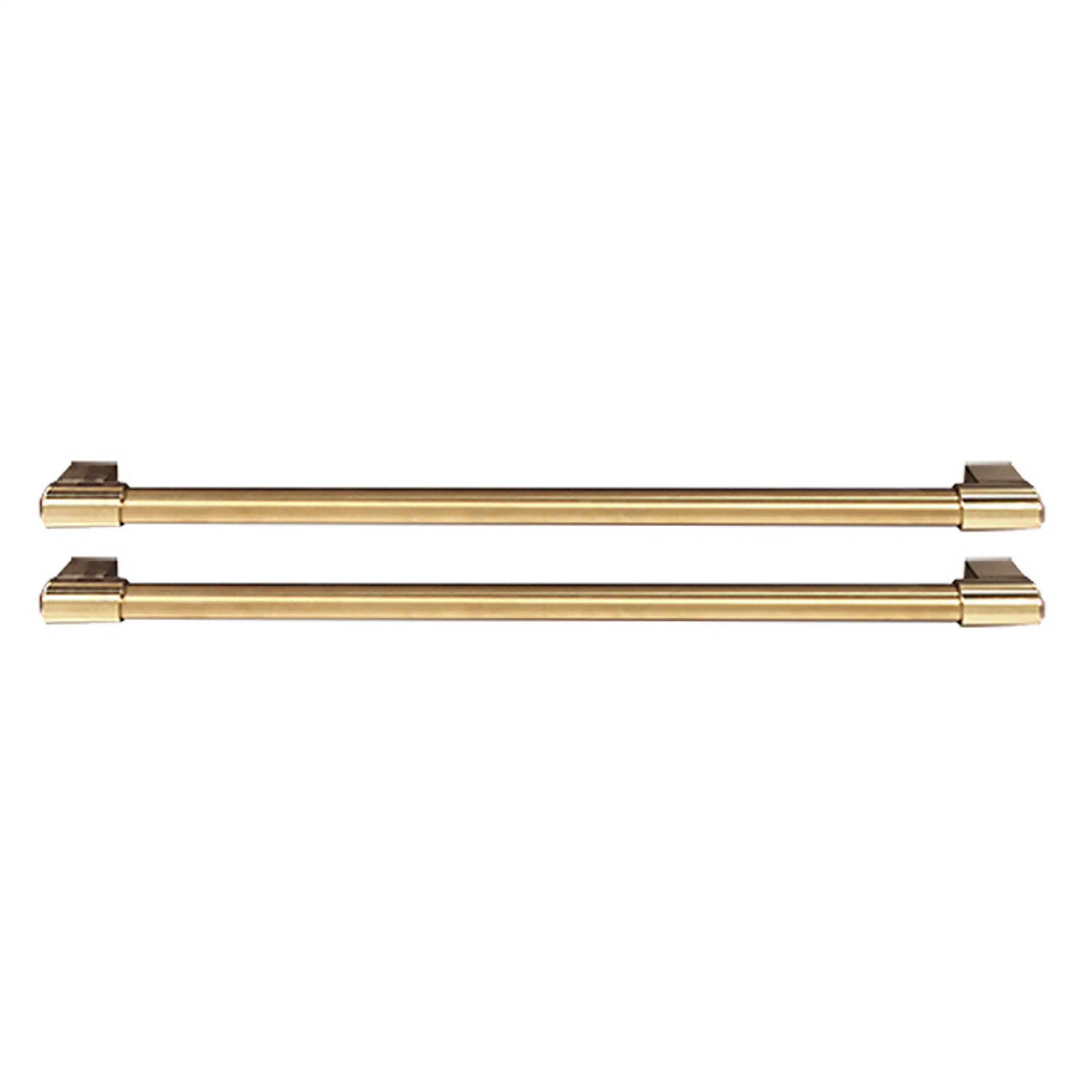 Capital OEM Column Refrigerator Bottom Freezer Handle Kit in Brass Satin, Two Handle (CR-RBF-HK-BS)