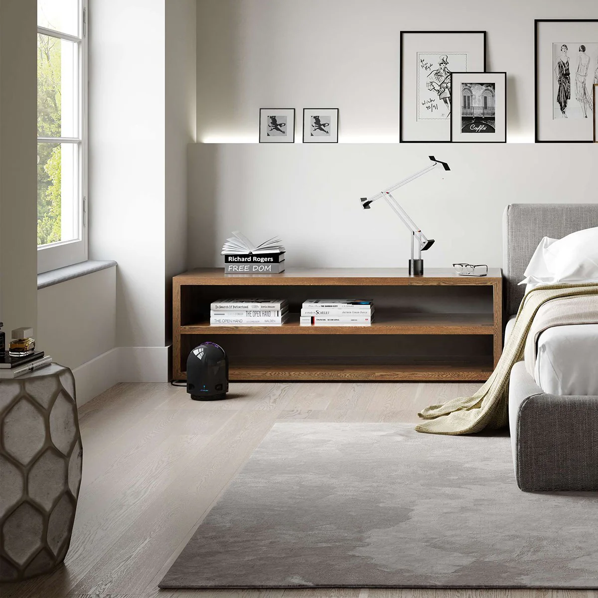 AirFree Iris 3000 Filterless Air Purifier - Color Changing Night Light