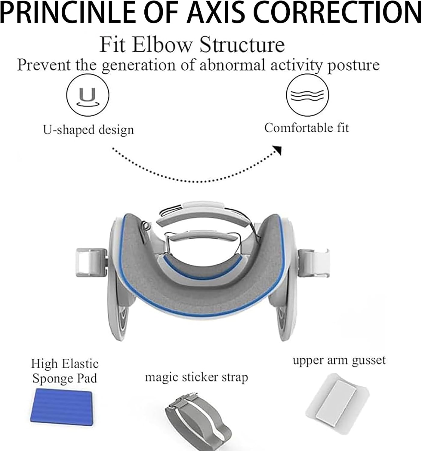 Brace Elbow Joint Rehabilitation Device, Elbow Stretching Trainer with Air Bag Pressurization and Angle Dial, Adjustable -15° to 150° Angle, for Stroke Hemiplegia Patients