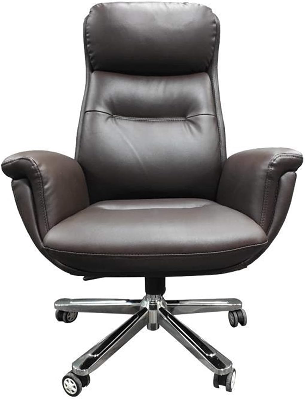 Boss Chairs Office Chairs Managerial Chairs with Arms and Lumbar Support Executive Chairs Ergonomic High-Back Bonded Leather Vision,
