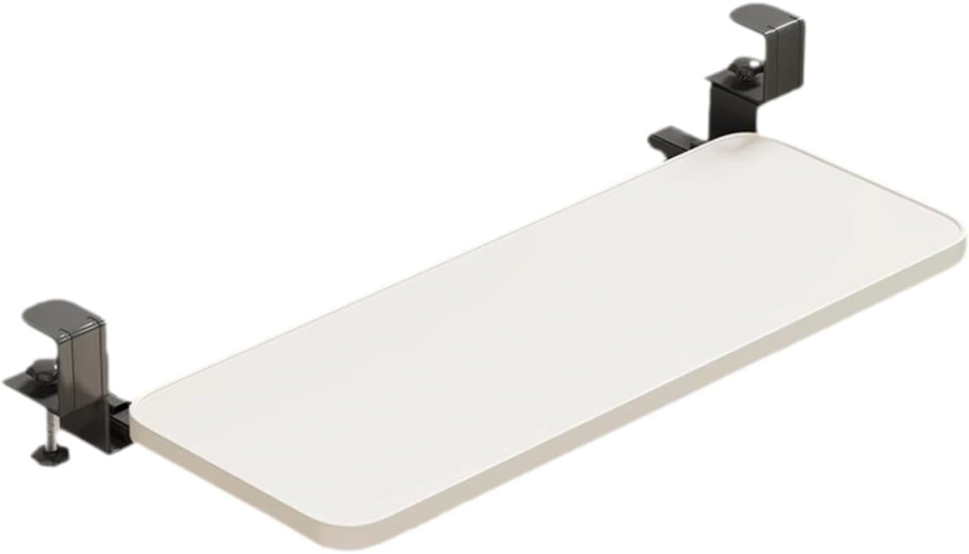 Desk Extend Tray Desk Extend Board Clamp on Adults Easy Installation Portable Supplies Wrist Support Arm Rest Expansion, 60cmx20cmx1.2cm
