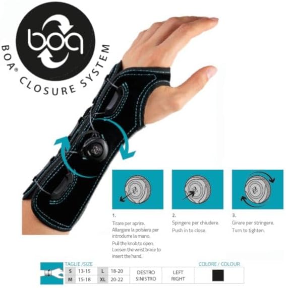 Wrist Support With Palmar Splint Ref. 244 Left Hand Size M inch. 6.29