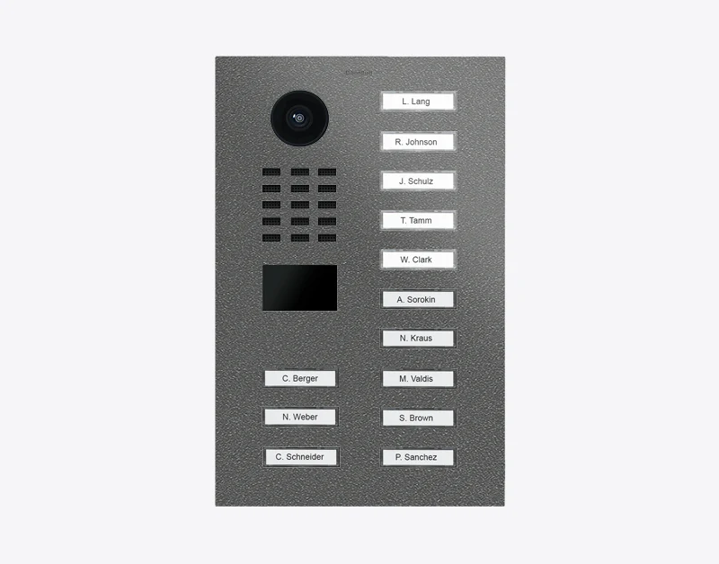 DoorBird D2113V IP Video Door Station, 13 Call Buttons in DB 703, Stainless Steel