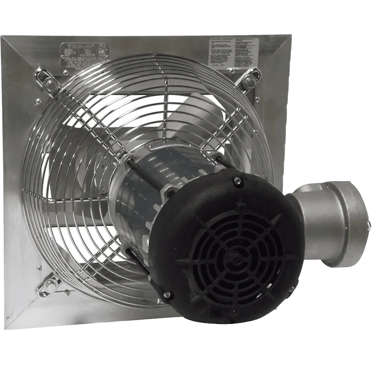 Canarm AX 14-In. Explosion Proof Aluminum Wall Mount Shutter Exhaust Fan