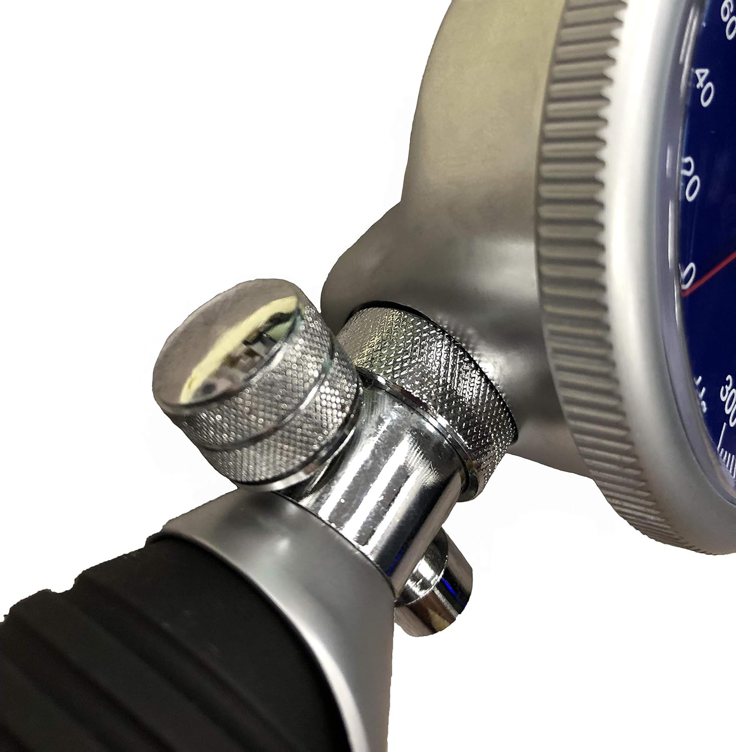 LINE2design Manual BP Cuff Kit 5 Infant Child Adult Large Adult & Thigh - EMS Deluxe Aneroid Sphygmomanometer Blood Pressure Monitor Set + Stethoscope with Carrying Case – Red