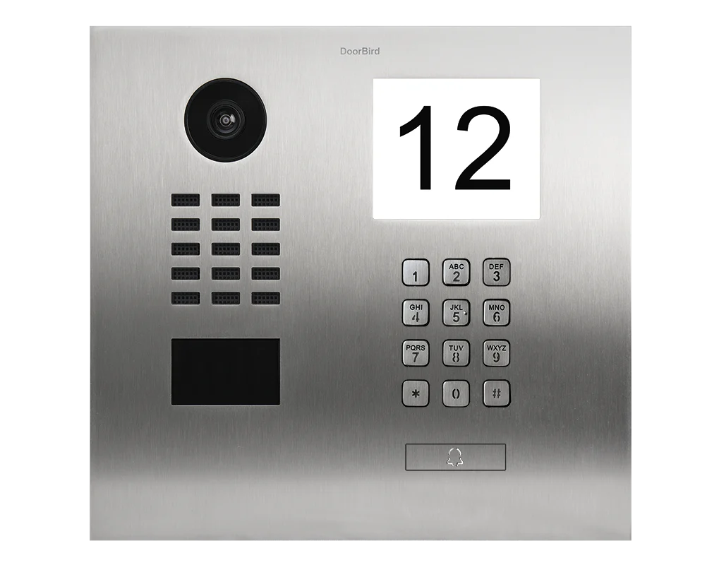 DoorBird D2101IKH IP Video Door Station, 1 Call Button in  Stainless Steel V2A