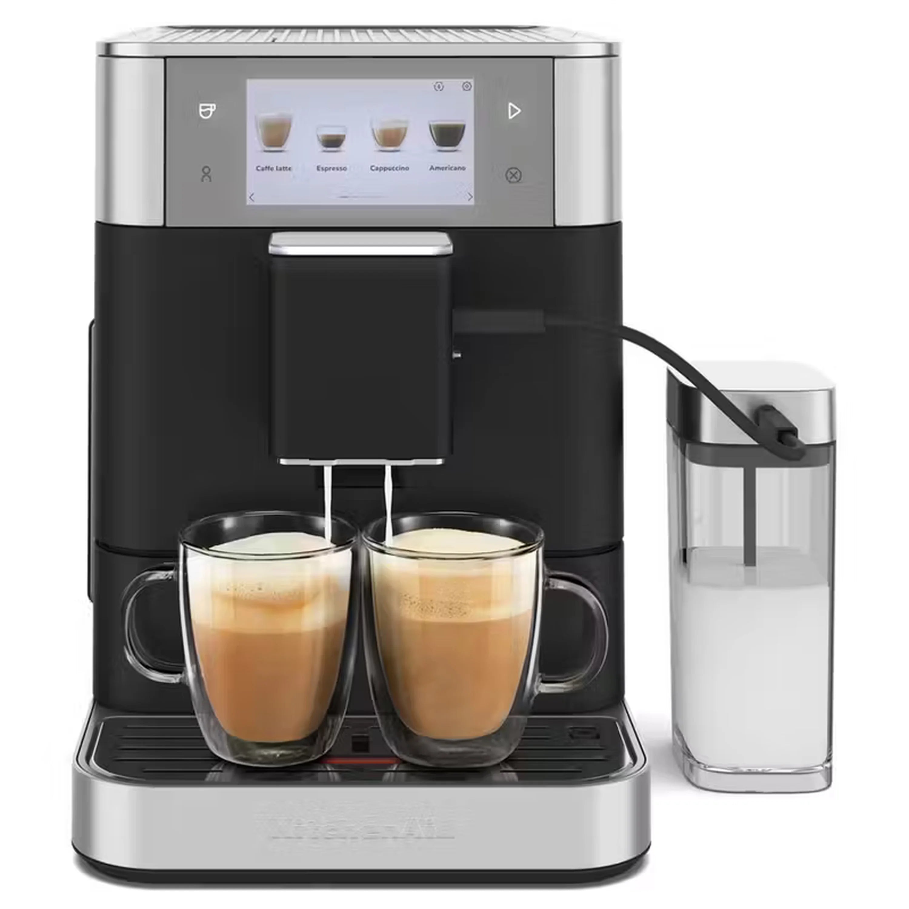KitchenAid Fully Automatic Espresso Machine KF8 with Milk Container in Black (KES8558BK)