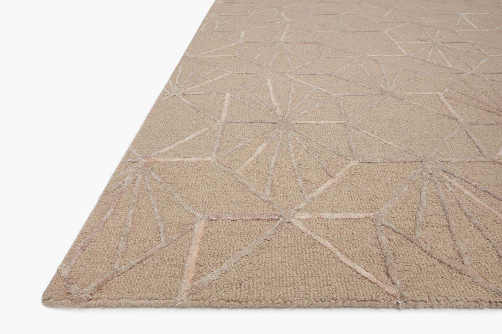 Loloi Verve Collection - Contemporary Hand Tufted Rug in Sand & Blush (VER-04)