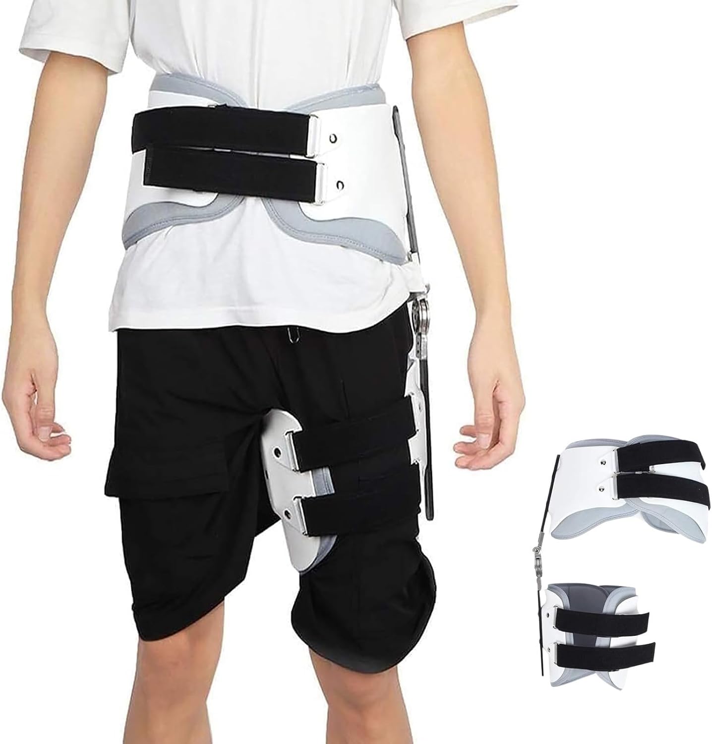 Femoral Brace Protector Brace for Lower Back and HIPS Brace Sacroiliac Joint Support Stabilizer Stabiliser Support BRAC Adjustable Hip Joint Hip Femoral Fracture for Men, Women(Left)