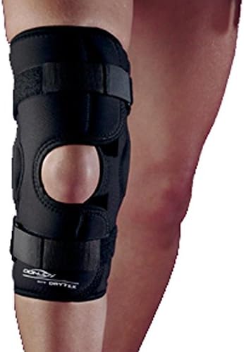 DonJoy Drytex Sport Hinged Knee Wraparound, Adjustable Fit with Durable Bilateral Hinges - Medium (Pack of 1)
