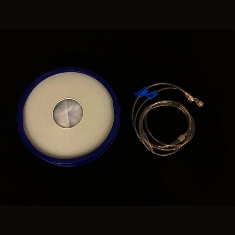 4pcs/lot Reusable Silisuave Ozone Bag on Leg, Foot and Wrist with Arm Sleeve with Luer Tube, Blue