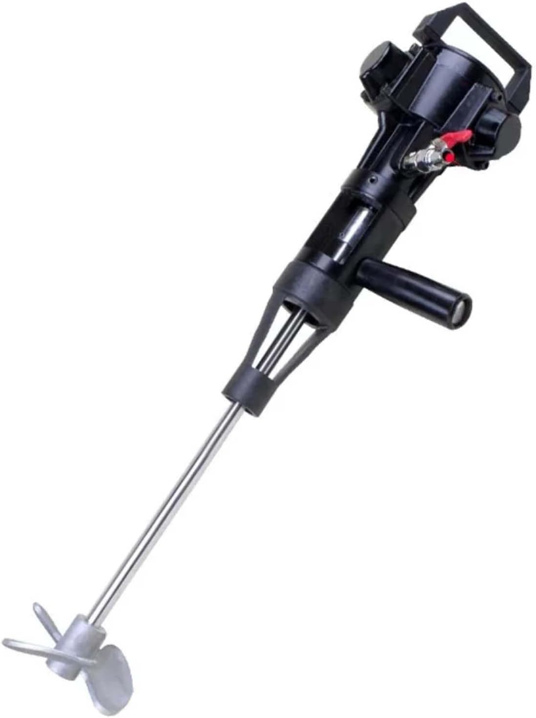 Handheld 20L Pneumatic Paint Mixer Air Powered Industrial Impact Resistant Mixing Blending Adhesives Construction Materials Coatings Workshop