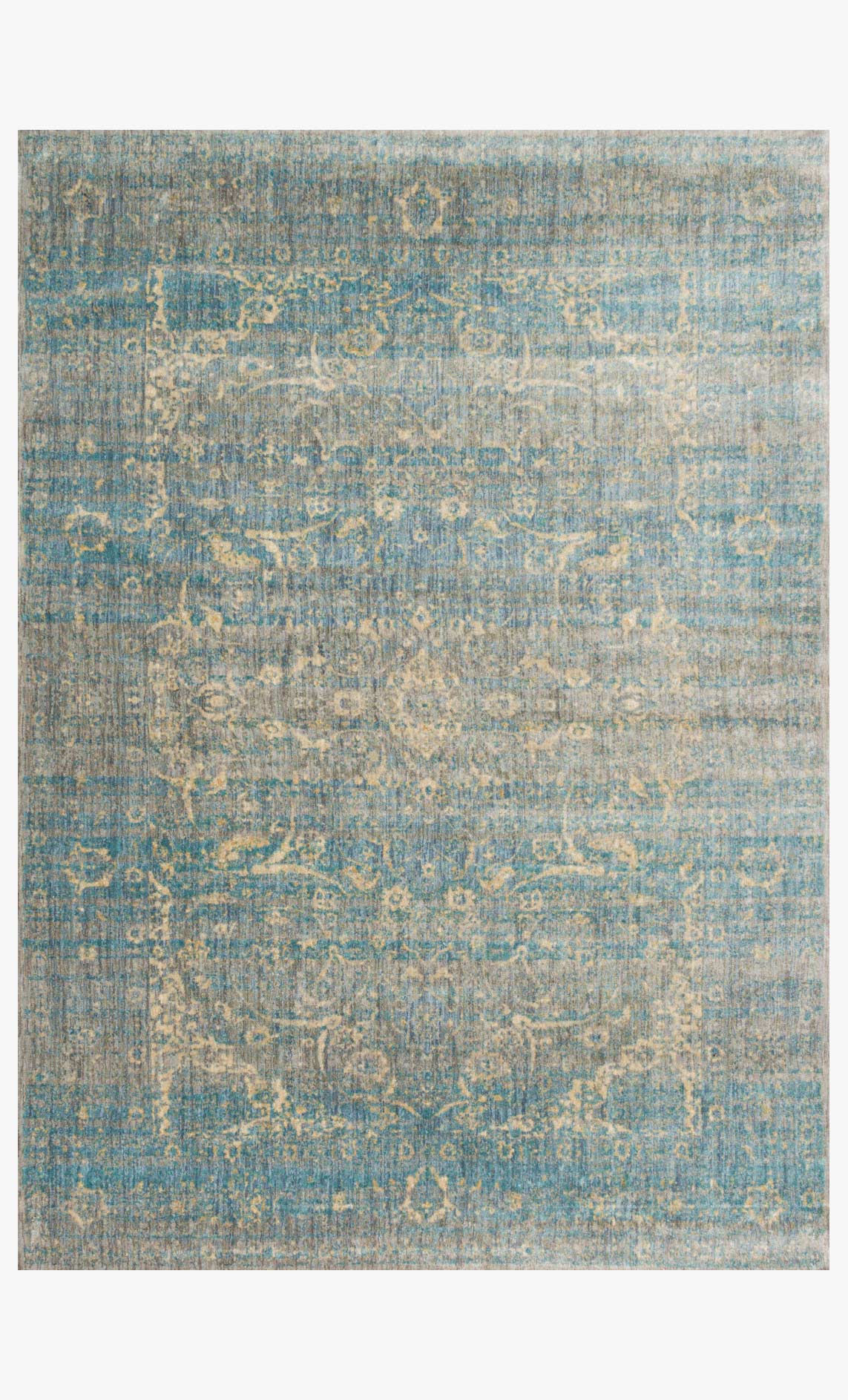 Loloi Anastasia Collection - Transitional Power Loomed Rug in Lt. Blue & Mist (AF-10)