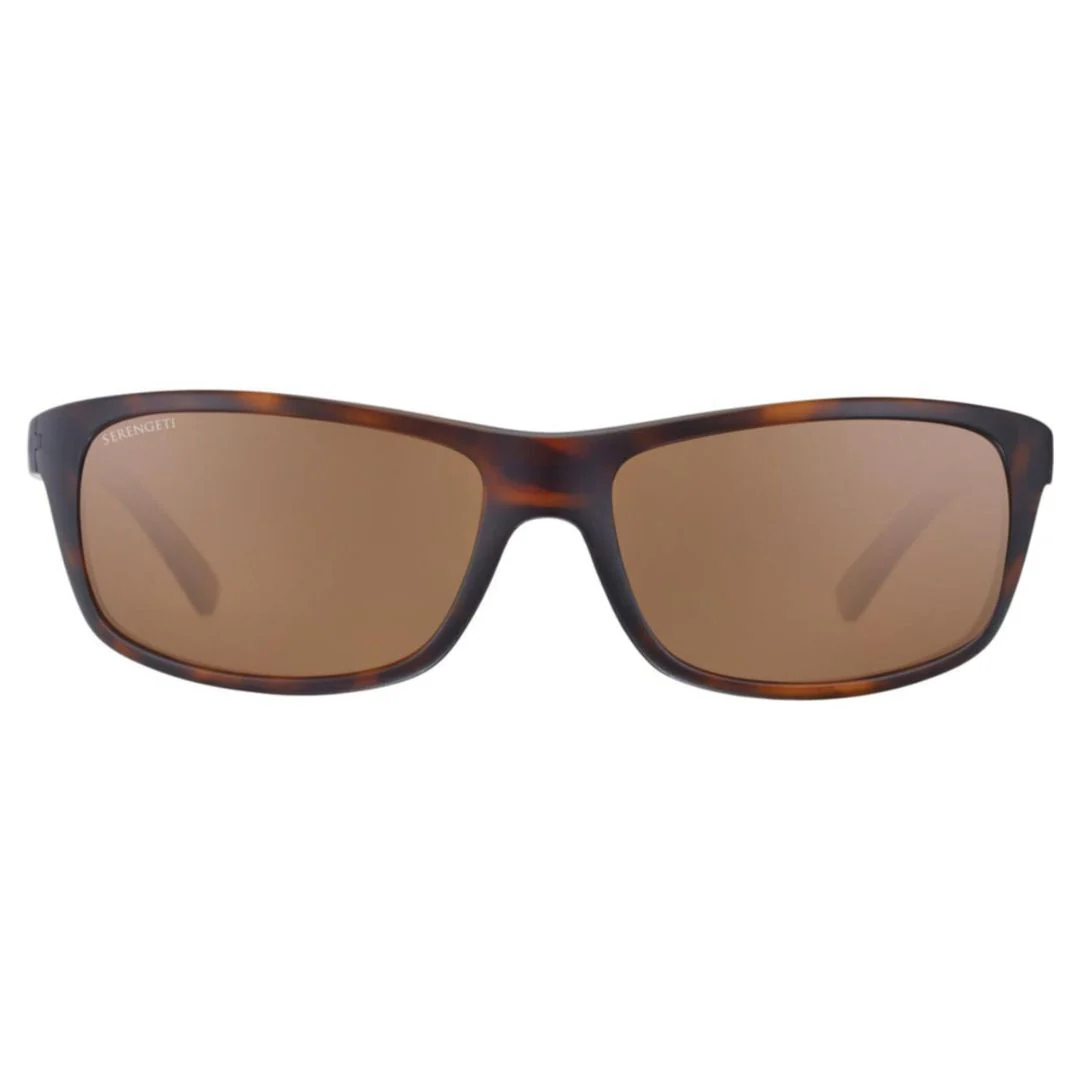 Serengeti Bormio Oval Sunglasses, Matte Dark Tortoise, Large