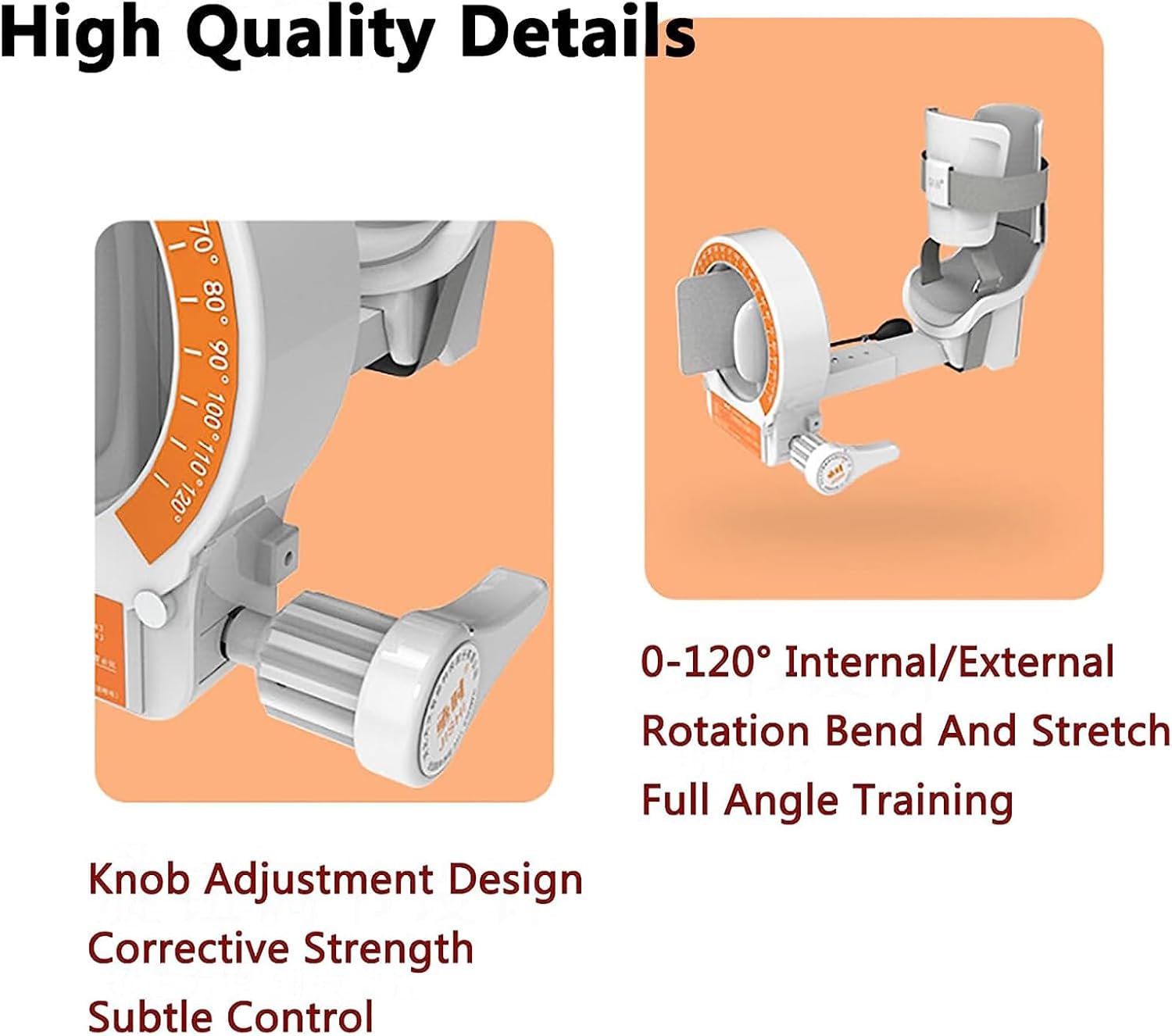 JOSBY Elbow Wrist Rehabilitation Training, Elbow Internal and External Rotation Equipment, Adjustable 0-120° Rotation, Static Stretch Correction Therapy, for Prevent Muscle Atrophy, Wrist Stiffness