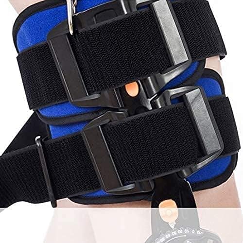 Knee Brace Lightweight Hinged Knee Brace, Post Op Patella Injury Immobilizer Brace Orthopedic Guard Protector - Adjustable for Left Leg and Right Leg(