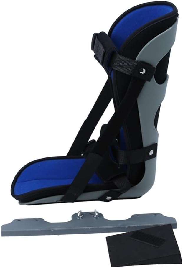 Ankle Fixer Ankle And Foot Fixation Brace Ankle Foot Droop Splint Adjustable AFO Orthosis Support For Ankle Joint Fixed For Stroke Contracture Disease Ehabilitation, Relieve Pain (Size : Large)