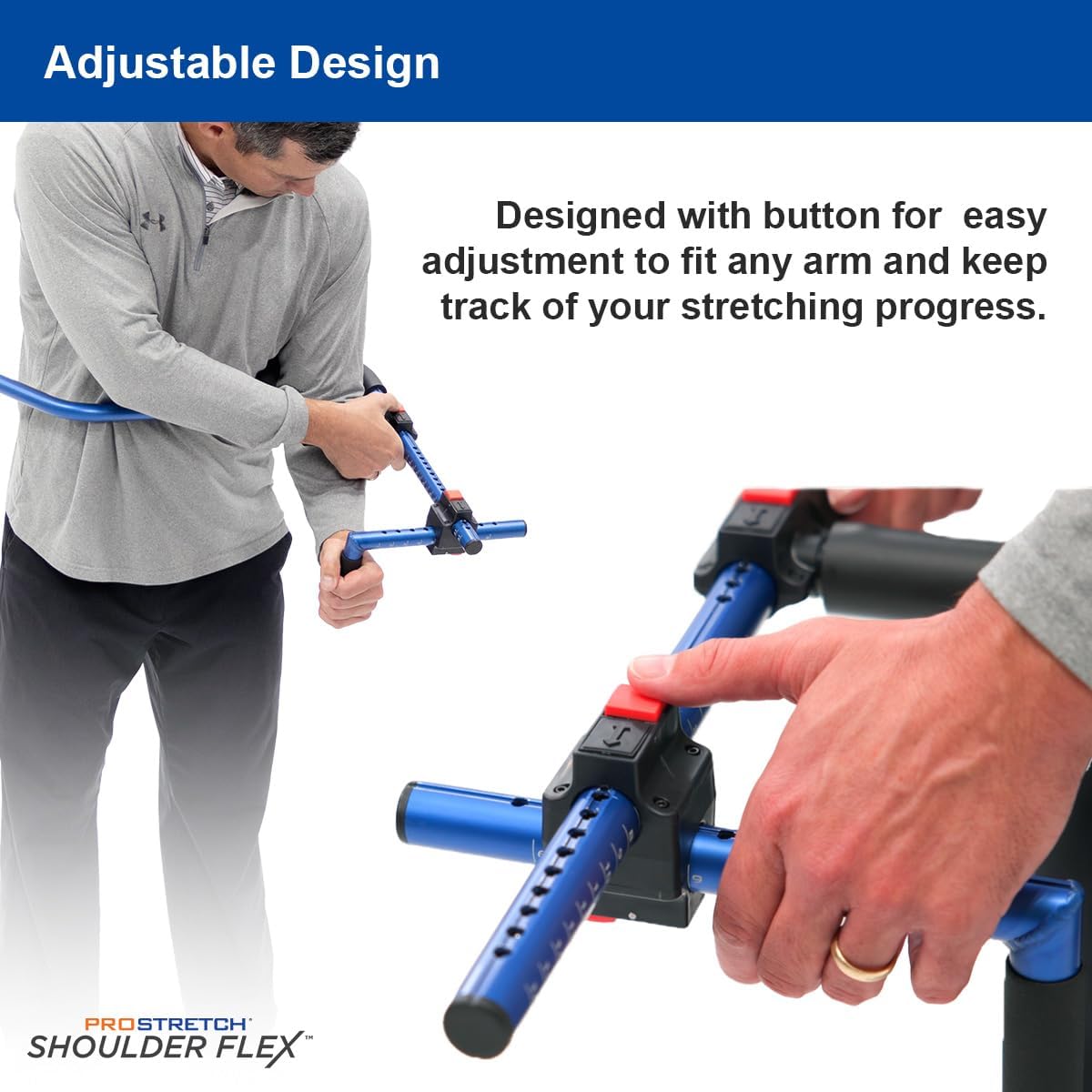ProStretch Shoulder Flex, Improves Range of Motion and Relieves Discomfort from Frozen Shoulder and Rotator Cuff Injuries