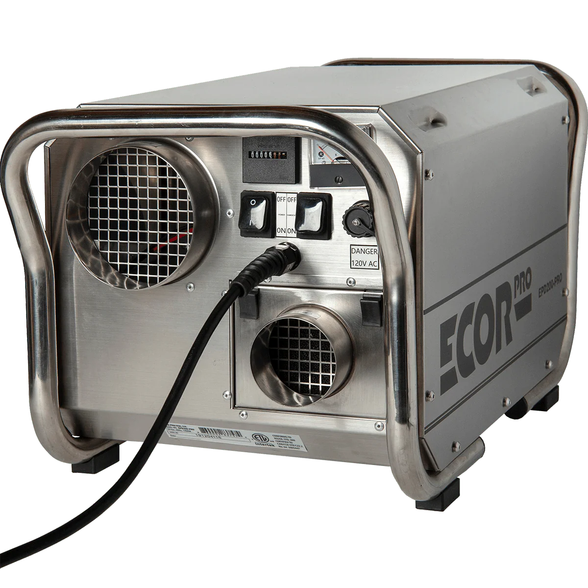 Ecor Pro EPD200-PRO DryFan Stainless Steel Desiccant Dehumidifier