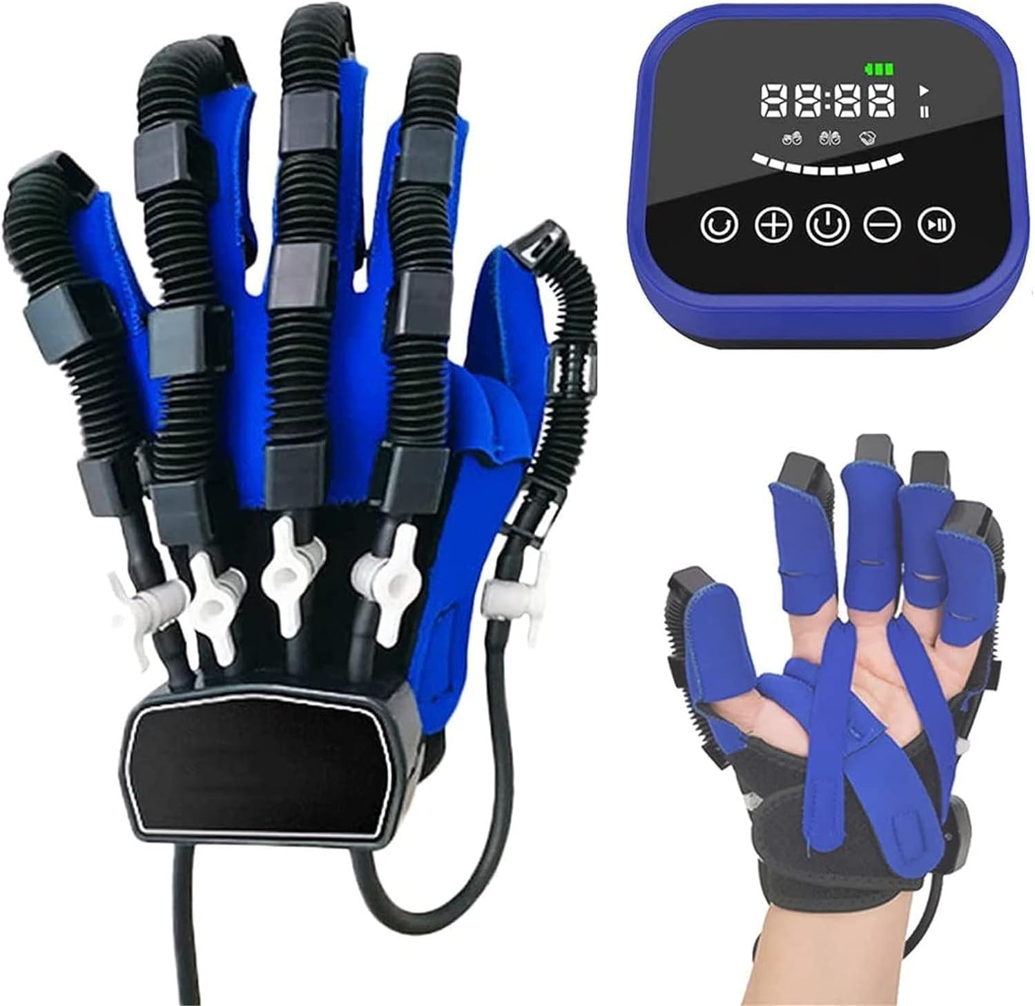 Hand Rehabilitation Robot Gloves Rehabilitation Robot Gloves ，Hand Rehabilitation Device Help Patient With Hand Dysfunction ， Rehabilitation Training To Make Your Fingers Younger ( Color : Lefthand ,