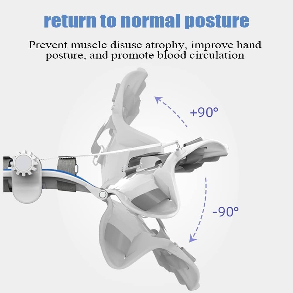 Wrist Rehabilitation Equipment Arm Correction Fixation Adjustable Stroke Rehabilitation Equipment For Against Hand Contractures, Tendon Injurie For Stroke Hemiplegia Patient (Size : Right hand)