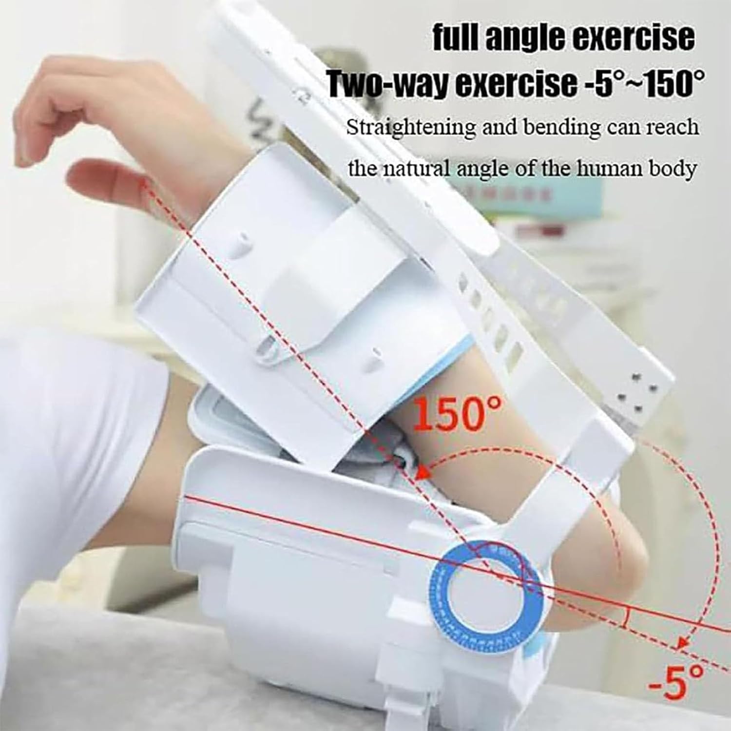 Brace Electric Elbow Joint Rehabilitation Device, Upper Limb Rehabilitation Flexion and Extension Trainer Elbow Protector,for Stroke Hemiplegia Patients