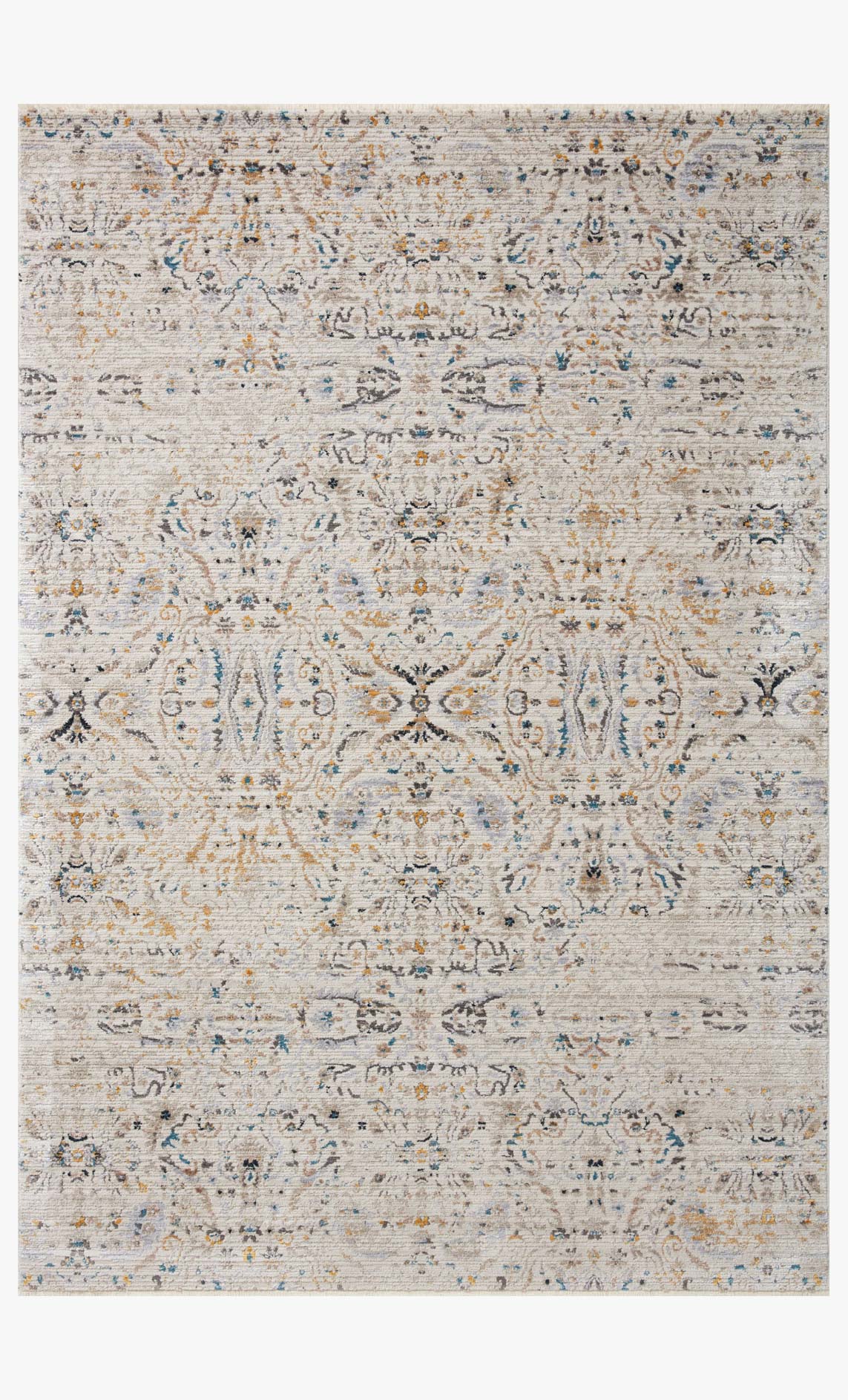 Loloi Leigh Collection - Transitional Power Loomed Rug in Ivory & Straw (LEI-07)