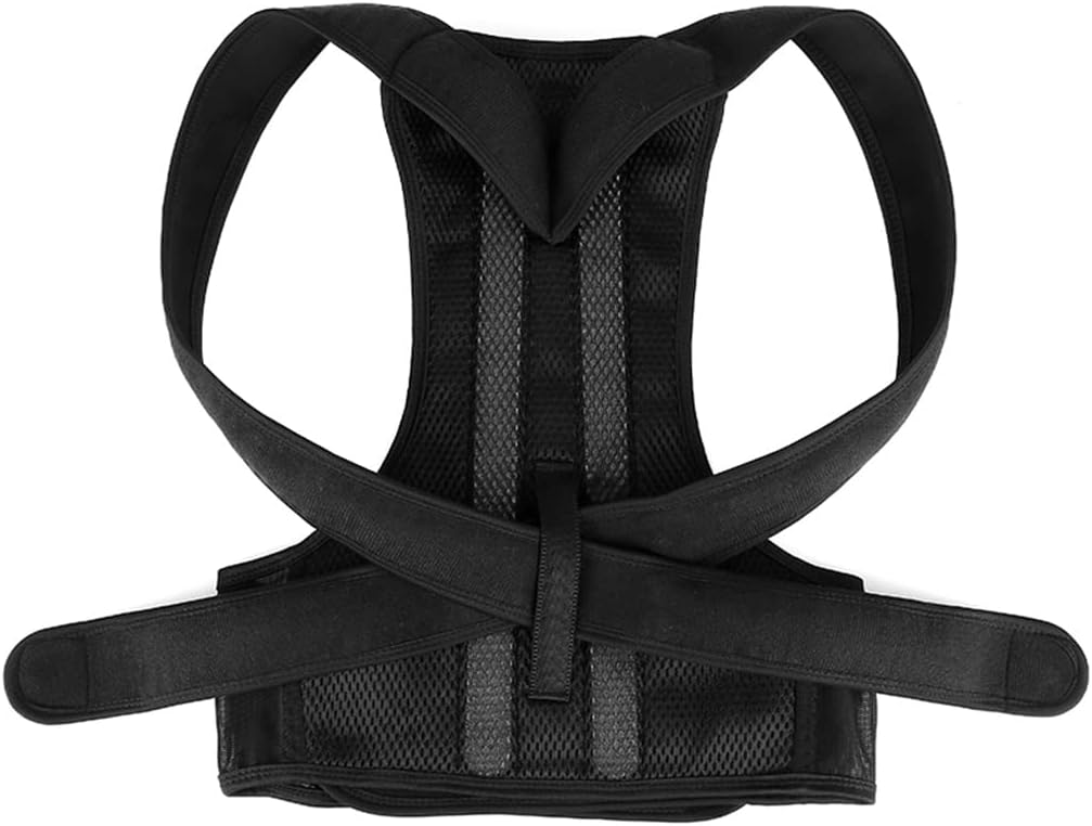 Adjustable Adult Corset Posture Correction Belt Back Posture Corrector Shoulder Lumbar Brace Spine Support Belt(M Code)
