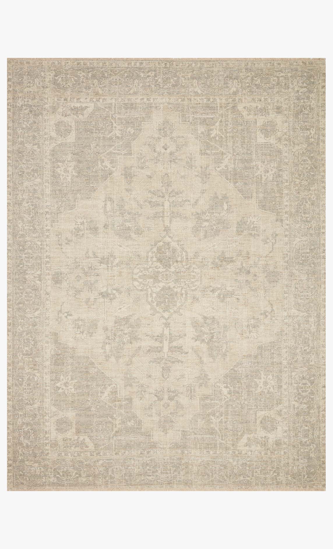 Loloi Priya Collection - Transitional Hand Woven Rug in Ivory & Grey (PRY-04)