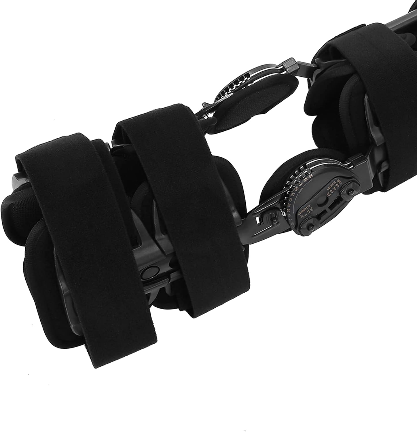 Leg Brace, Knee Brace Adjustable and Breathable Hinged Knee Brace Knee Splint Injury - Orthosis Stabilizer Hinged Immobilizer for Knee Sprain Ligament