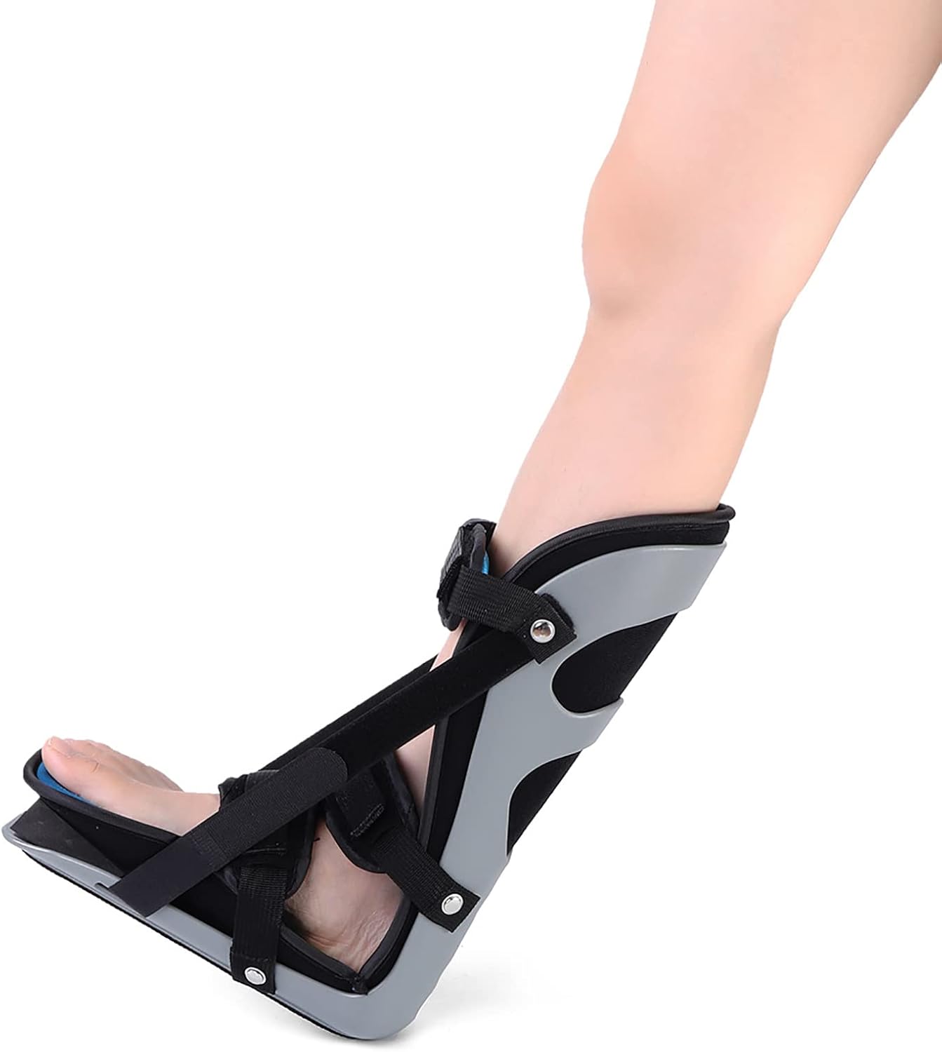 Fracture Boot, Ankle Stabilizer Brace, Plantar Fasciitis Unisex Adjustable Night Splint, Foot Drop Orthosis Ankle Sprain Fixation Brace Foot Support for Ankle Protection