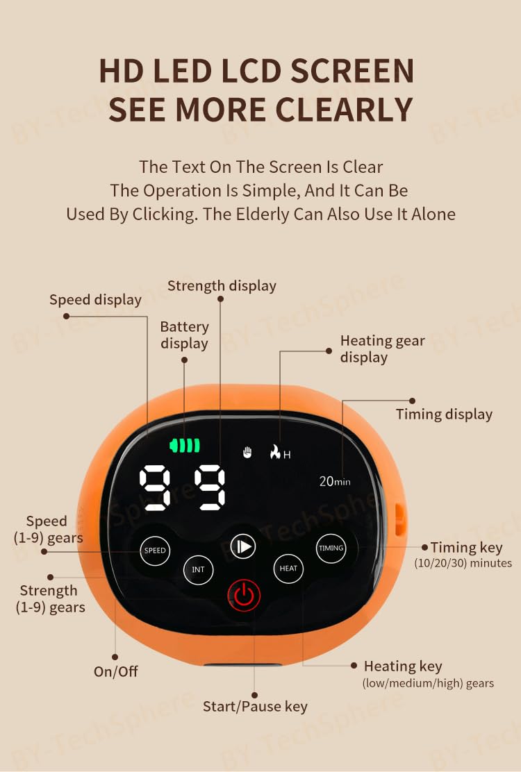 Heated Therapy Stroke Hand and Finger Rehabilitation Gloves, for Hand Function Recovery, Robotic Glove for Cerebral Palsy, Spasticity, Heated Finger Rehabilitation Robot Glove.
