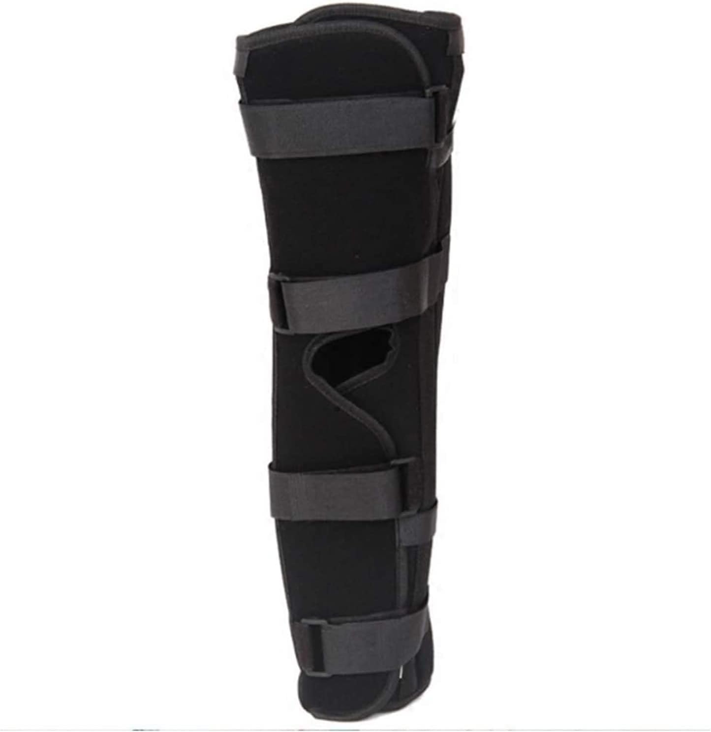 Adjustable Knee Su Pport Brace Immobilizer Leg Fixed Splint Orthosis Activity Protector for Before and After Surgery Splint 22.7.27 (Color : Black, Size : M),Black-M
