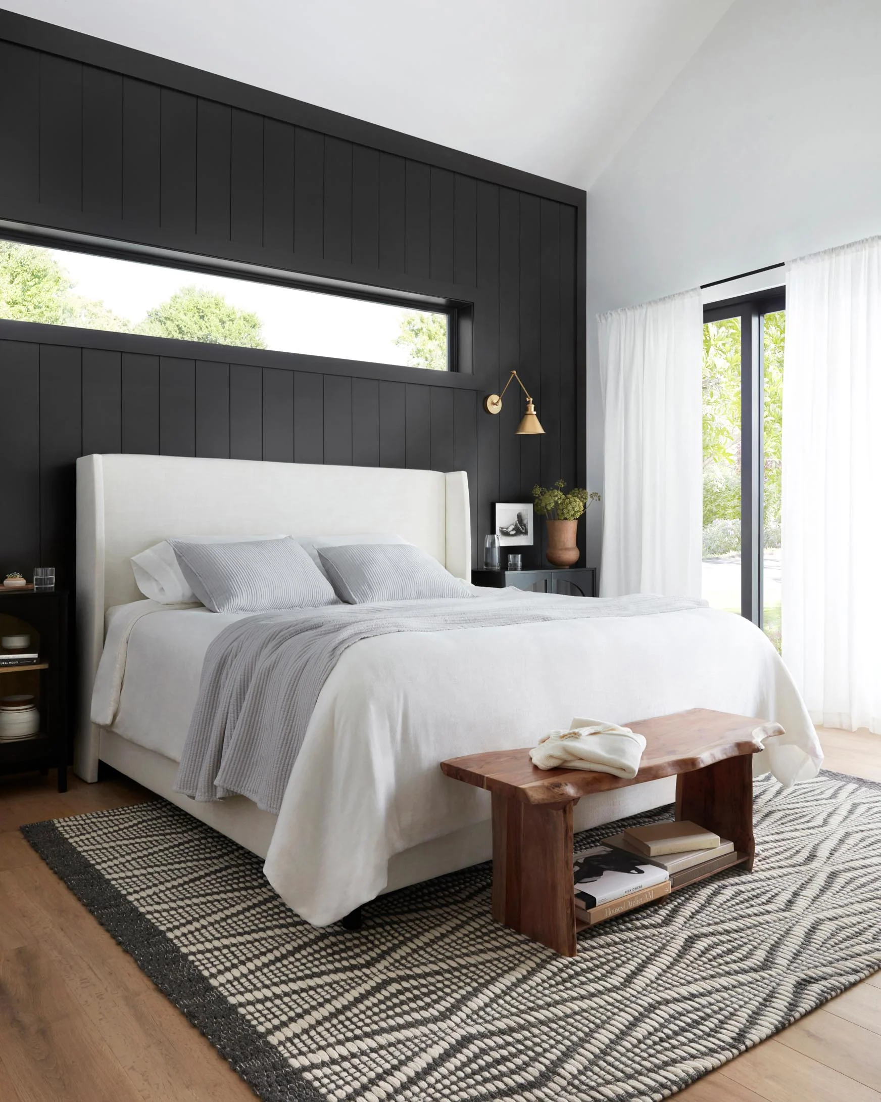 Loloi Kenzie Collection - Contemporary Hand Woven Rug in Ivory & Charcoal (KNZ-01)