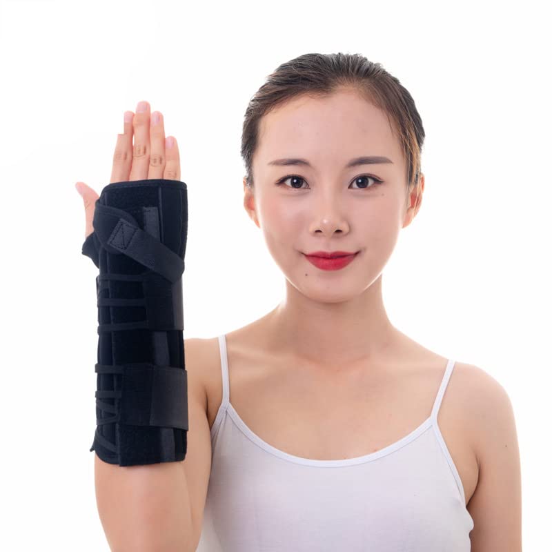HAILM Hand And Wrist Compression Support Brace with Adjustable Strap - Ideal for Wrist Discomfort Relief, Sports Protection,L