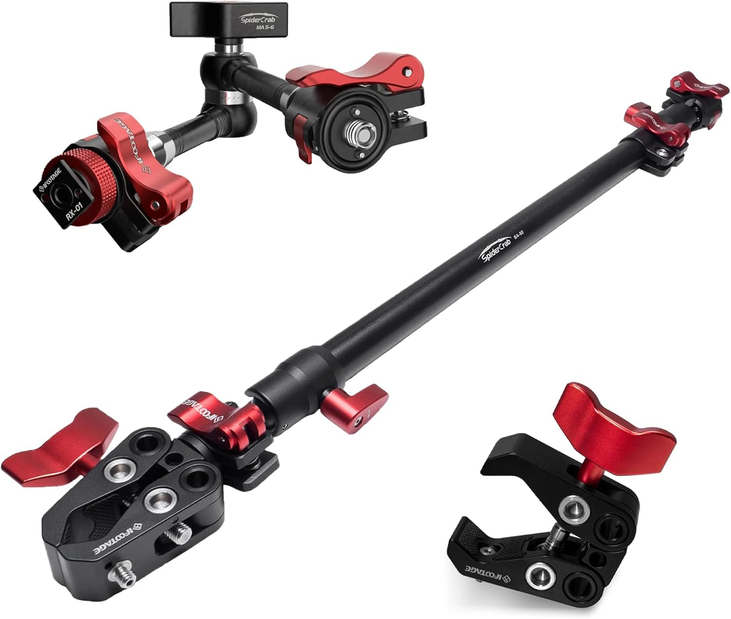 IFOOTAGE 11'' Magic Arm, Adjustable Spider Crab Magic Arm, 32