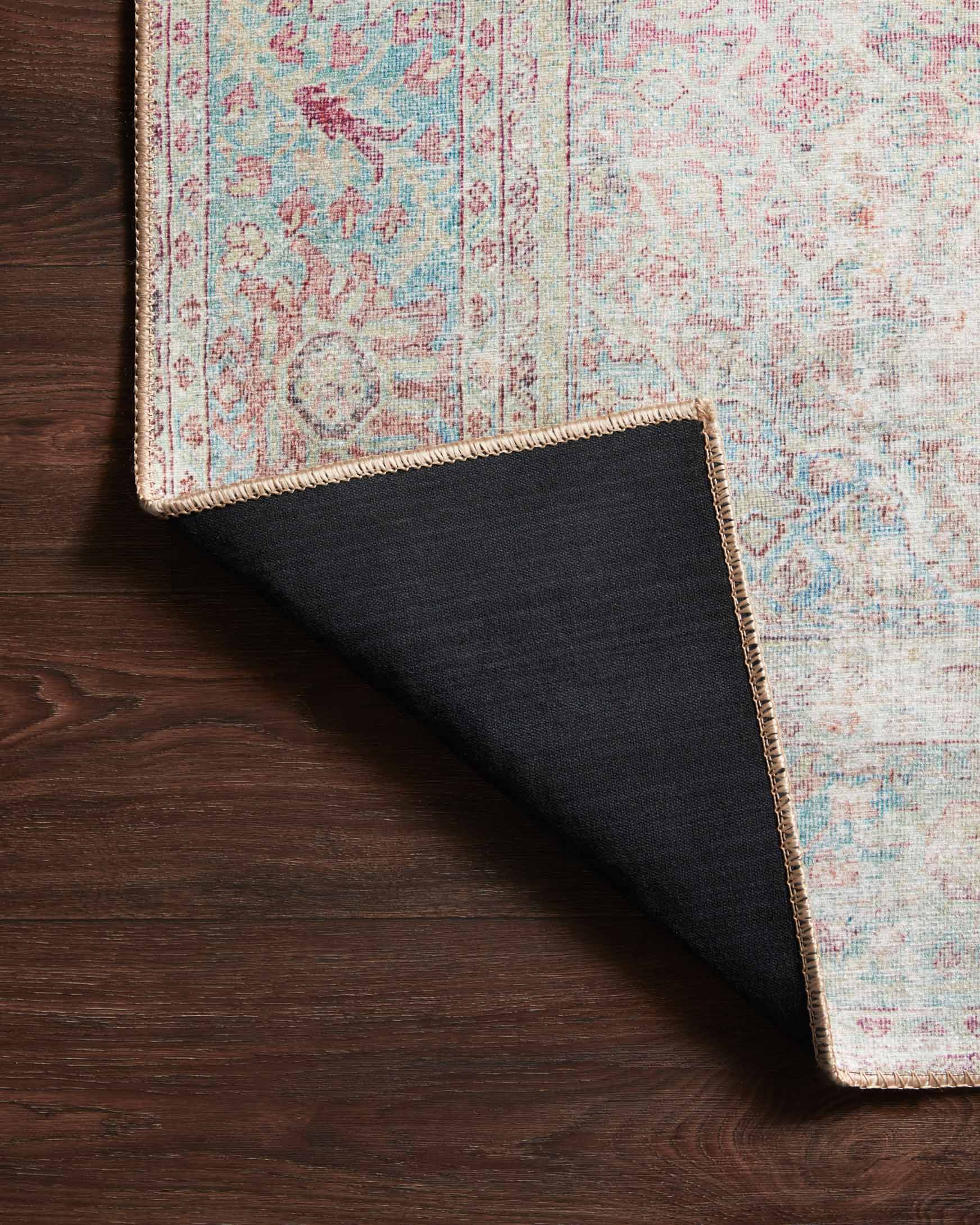 Loloi II Wynter Collection - Traditional Power Loomed Rug in Red & Teal (WYN-04)