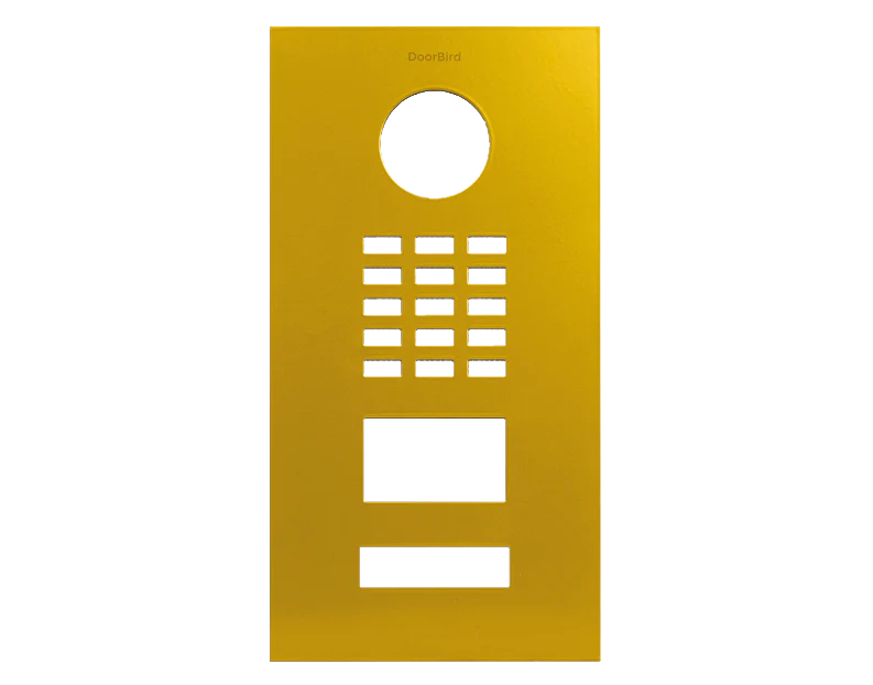 DoorBird Front Panel for D2101V in Signal Yellow, RAL 1003