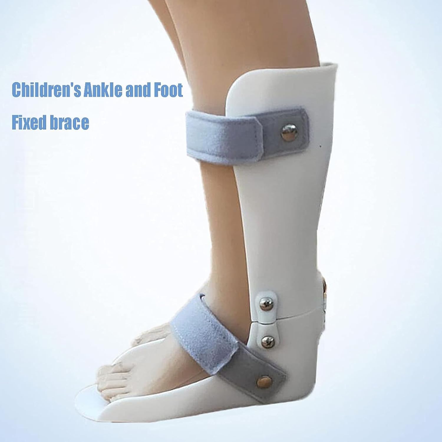 Children's Drop Foot Brace Orthosis, Kids AFO Drop Foot Splint Othopedic Ankle Foot Brace Night Splint Support for Children for Post-Injury Rehabilitation,Right,S