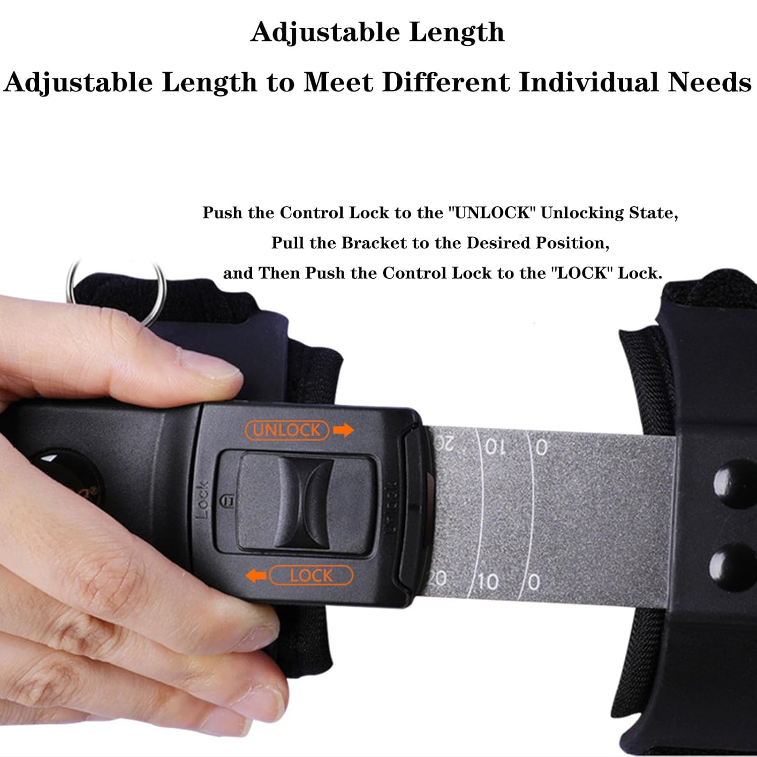 SFKLYU Hinged Elbow Brace Adjustable Post Elbow Brace with Sling Stabilizer Splint for Post Op, Surgery Recovery, Ligament and Tendon Repairs and Dislocation,Left